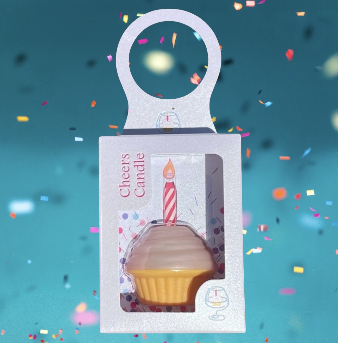 6 Pack - Corporate Cheers Candle Cupcakes