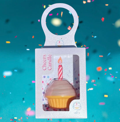 6 Pack - Corporate Cheers Candle Cupcakes