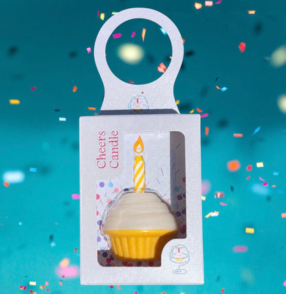 6 Pack - Corporate Cheers Candle Cupcakes
