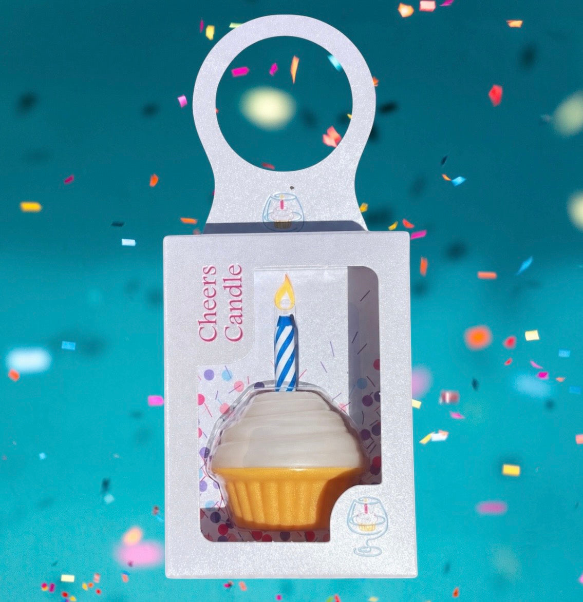6 Pack - Corporate Cheers Candle Cupcakes