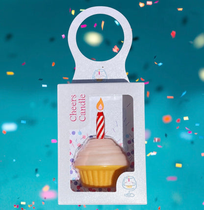6 Pack - Corporate Cheers Candle Cupcakes
