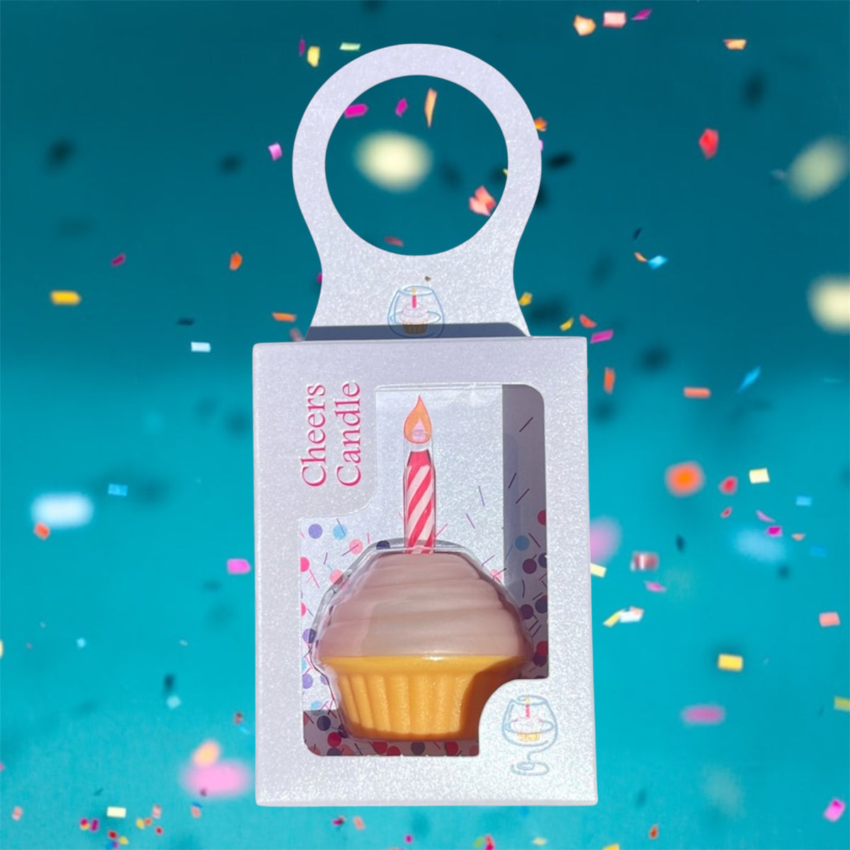 6 Pack - Corporate Cheers Candle Cupcakes